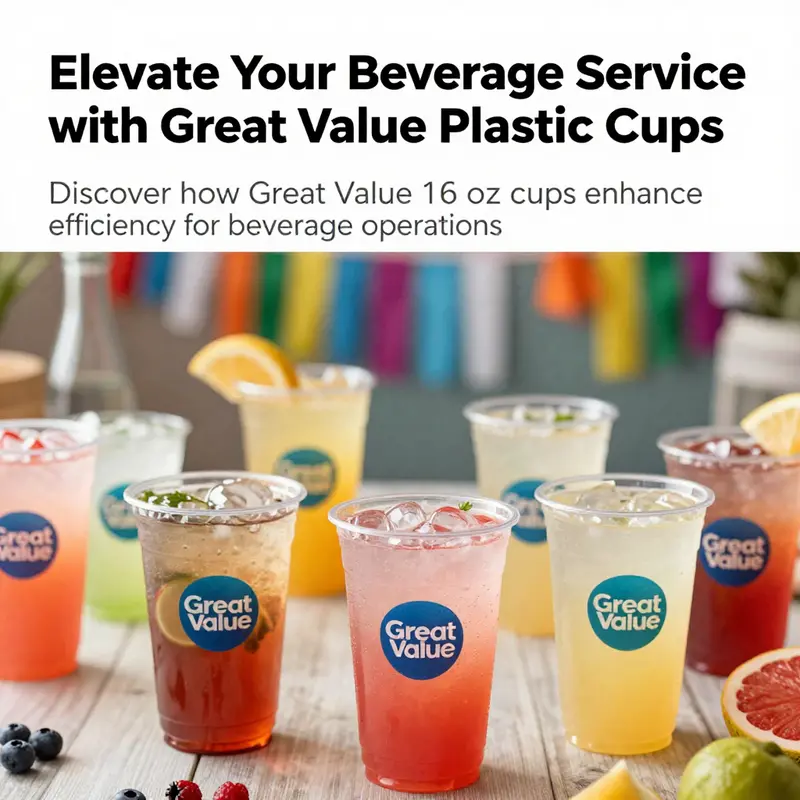 Colorful beverages served in Great Value 16 oz Clear Plastic Cups set in a lively occasion.