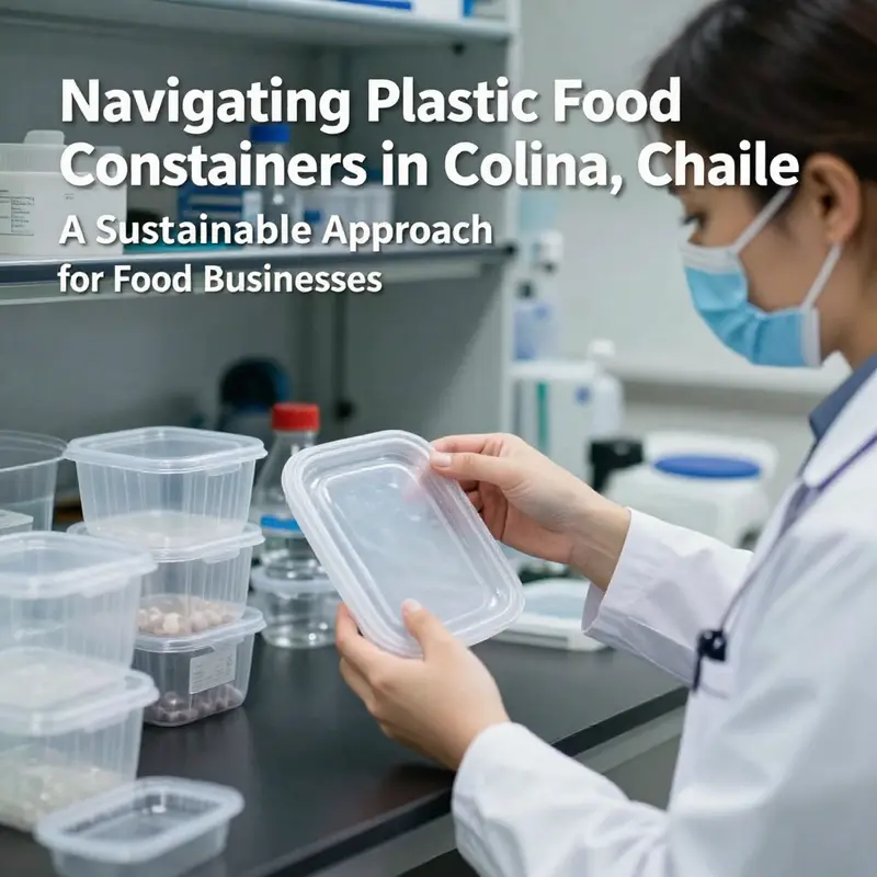 Eco-friendly plastic containers showcasing sustainable options for food packaging in Colina.