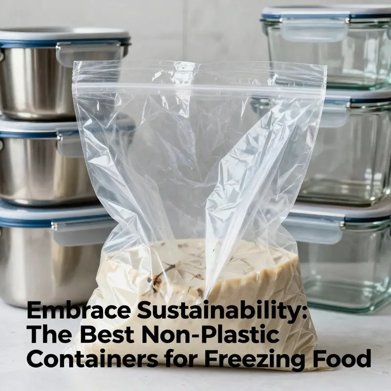 Durable and sleek stainless steel containers ideal for freezing food.