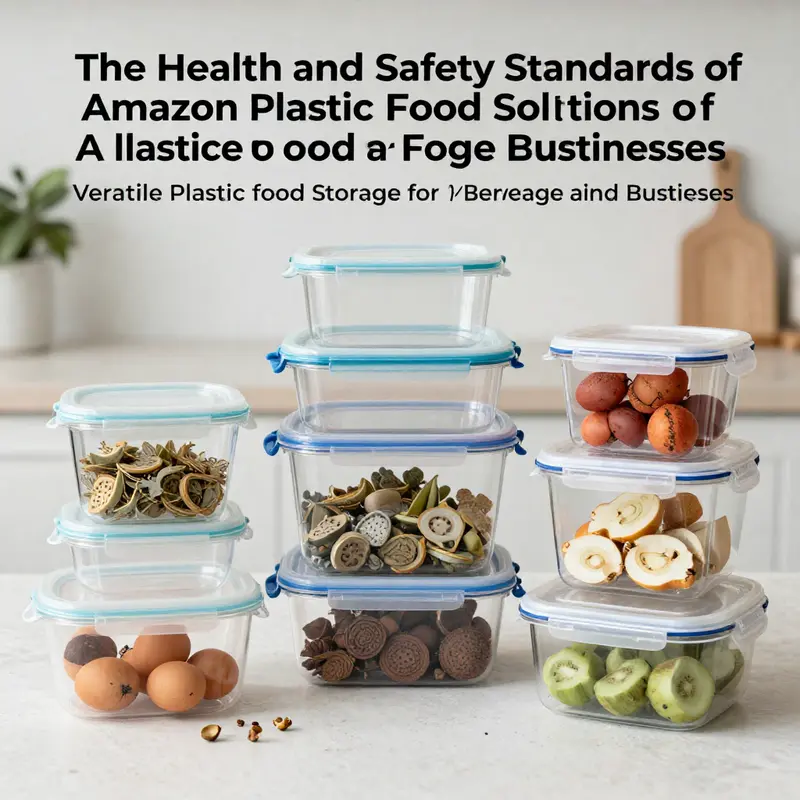 A glimpse into the versatile uses of Amazon’s plastic food storage containers in various food businesses.