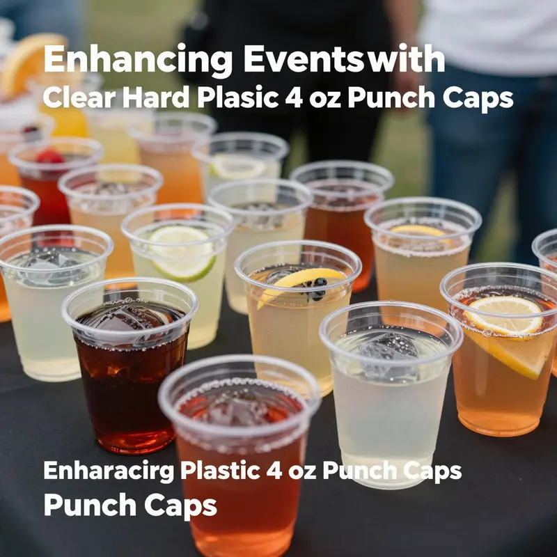 Clear hard plastic 4 oz punch cups elevate the service at events with their appealing and functional design.