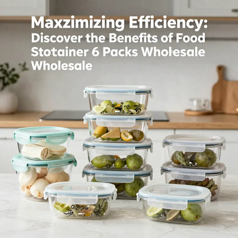 A broad selection of food storage containers highlighting market trends and consumer preferences.