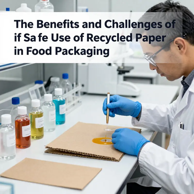 Food packaging made from recycled paper raises important health concerns regarding contamination.