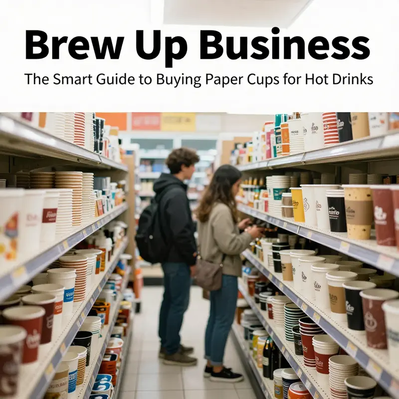 Explore diverse online platforms for purchasing paper cups for hot drinks in bulk.