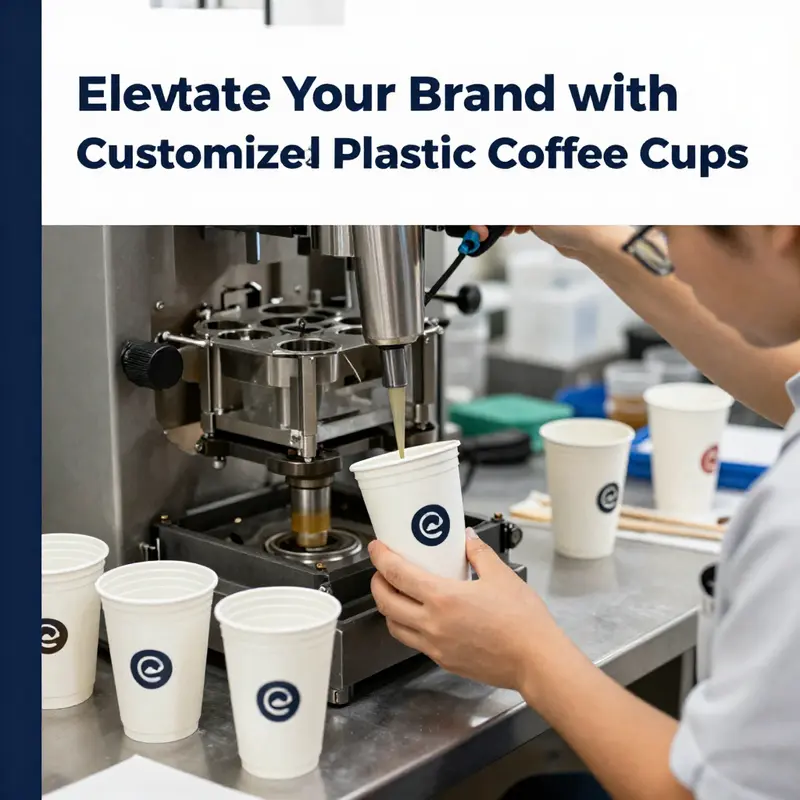 The intricate manufacturing process of customized disposable plastic coffee cups, showcasing the various stages from molding to printing.