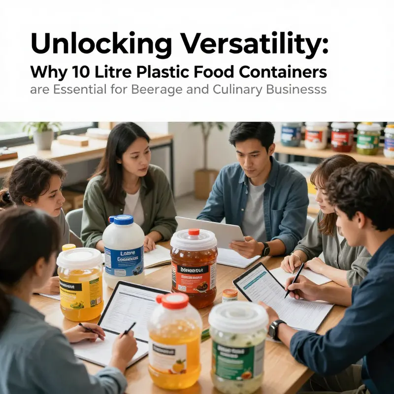 Versatile 10 litre plastic food containers showcasing their practical design features.