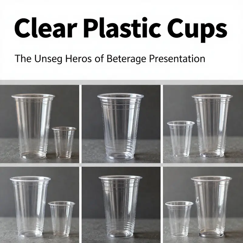 Explore the construction and properties of clear plastic cups that make them ideal for beverage service.