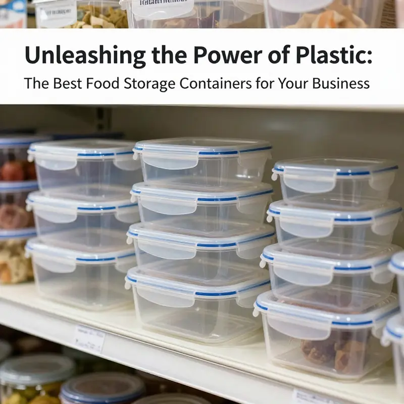 The sealing mechanism of a reliable plastic container ensures leakproof performance.