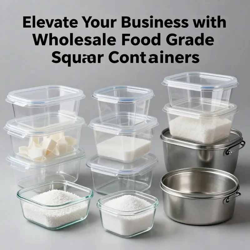 The clear advantages of using square containers for organizing and displaying beverages and snacks.