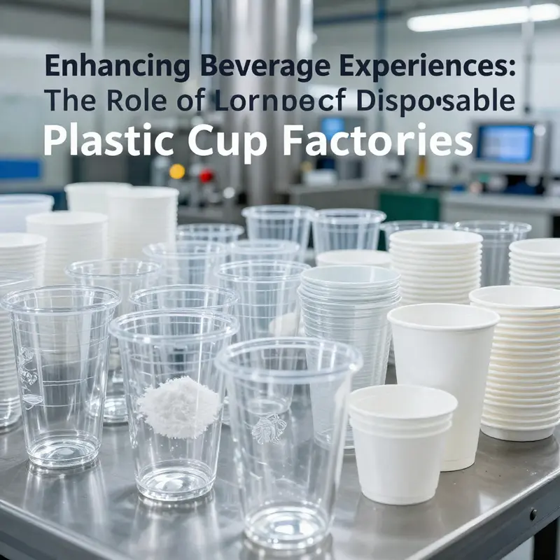 An array of food-grade plastics used for manufacturing disposable cups.