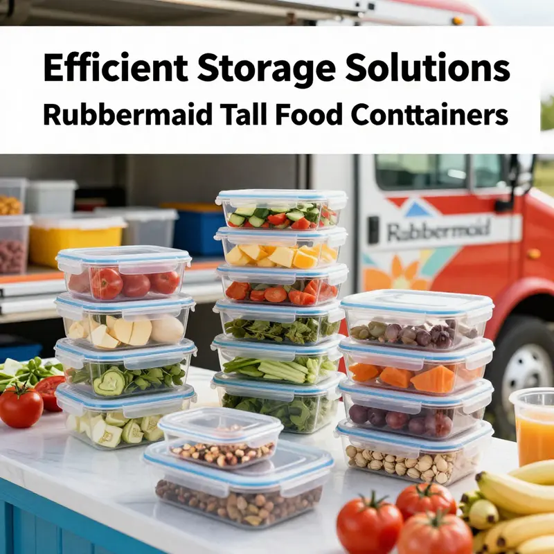 Durable BPA-free containers designed for food storage, featuring secure airtight lids.