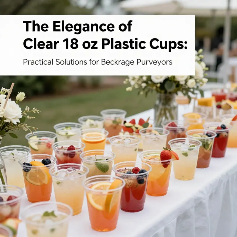 Versatile clear cups enhance the aesthetic of any event, showcasing vibrant drinks elegantly.