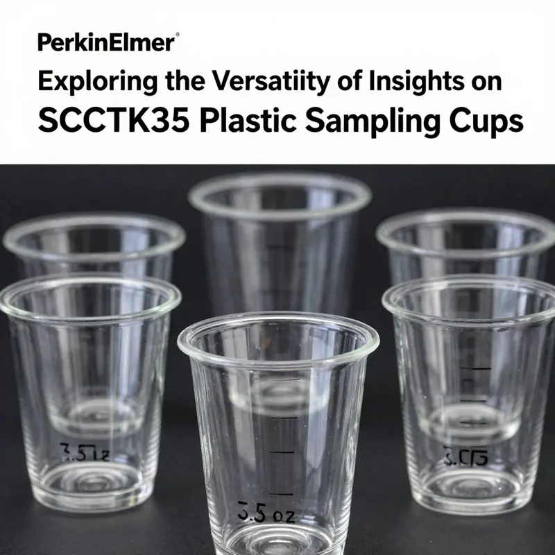 PerkinElmer polystyrene sample cups are designed for accuracy and efficiency in sampling.