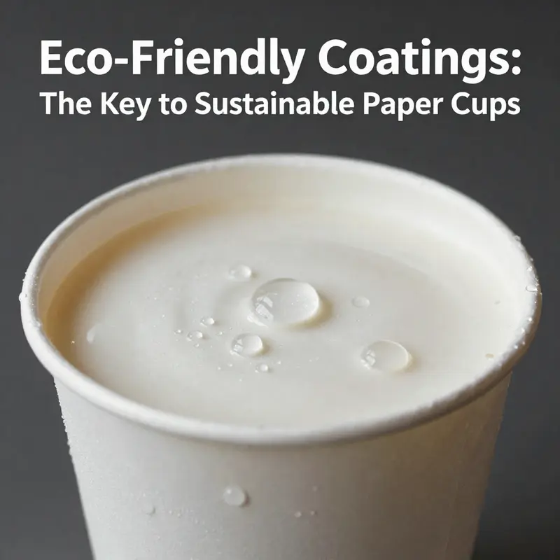 Polylactic Acid (PLA) coating provides moisture resistance to paper cups.
