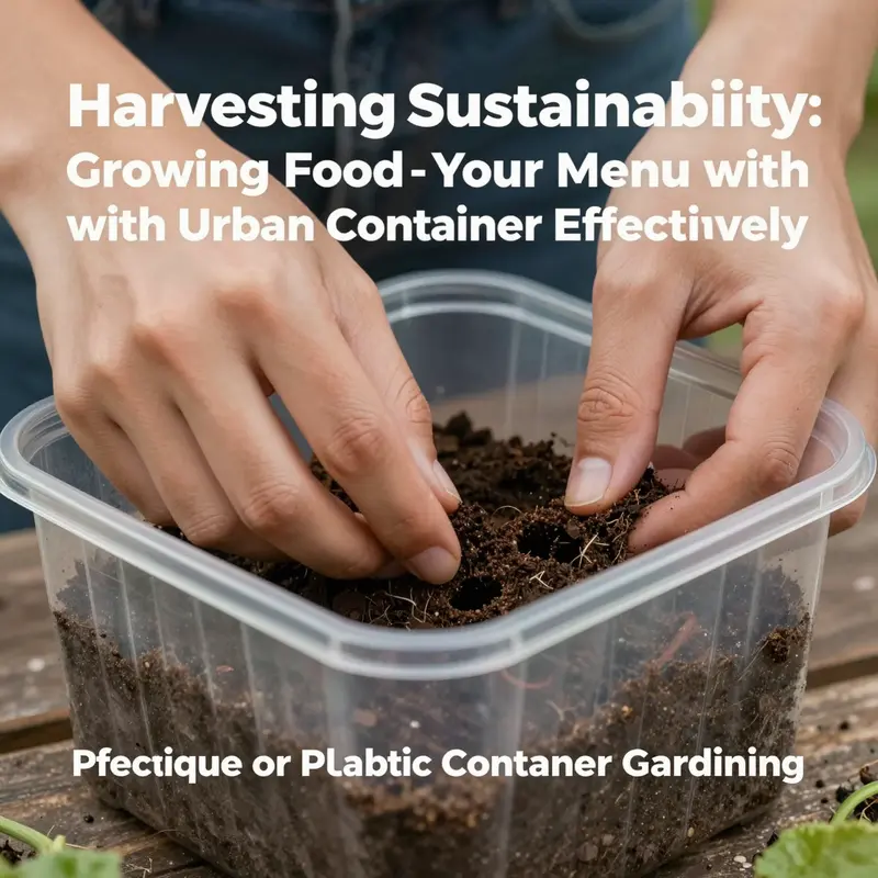 A thriving urban garden on a balcony, demonstrating the potential of using plastic containers for growing vegetables and herbs.
