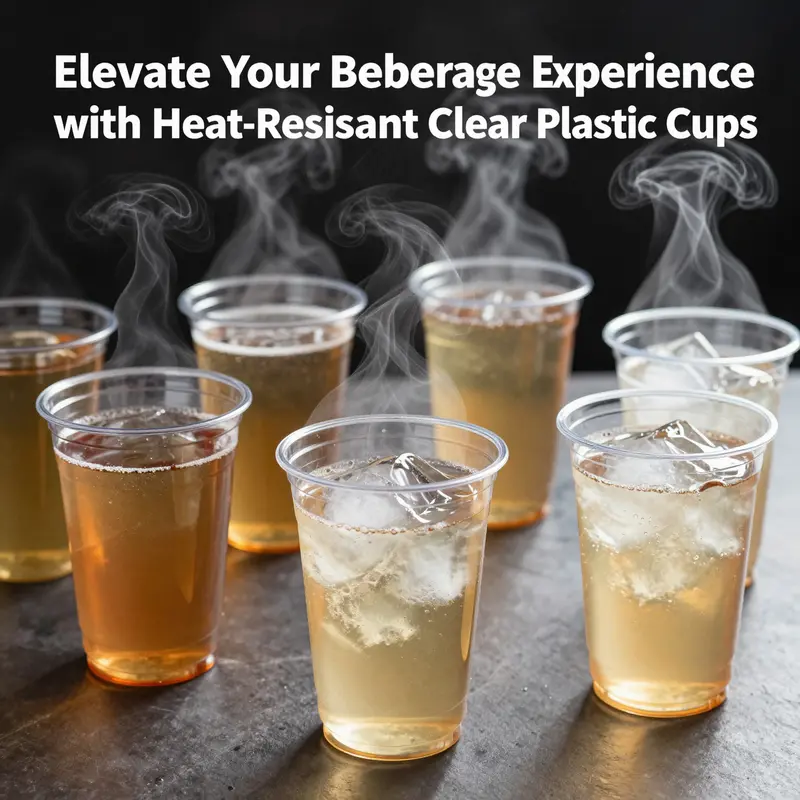 Polypropylene cups demonstrating excellent clarity and thermal stability for hot beverages.