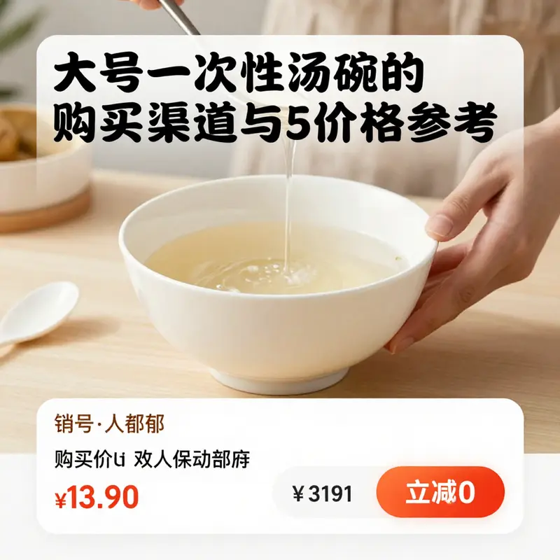 An array of large disposable soup bowls highlighting diverse designs and usages.