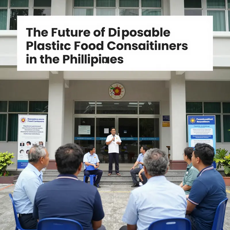 The vibrancy of Filipino food markets where disposable containers are a regular fixture in food service.