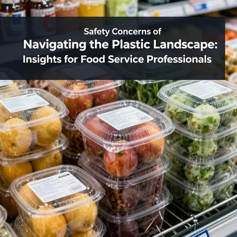 A variety of grocery items packed in plastic, illustrating common safety concerns associated with their use.