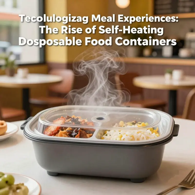 Inside a self-heating disposable food container: innovative technology at work.