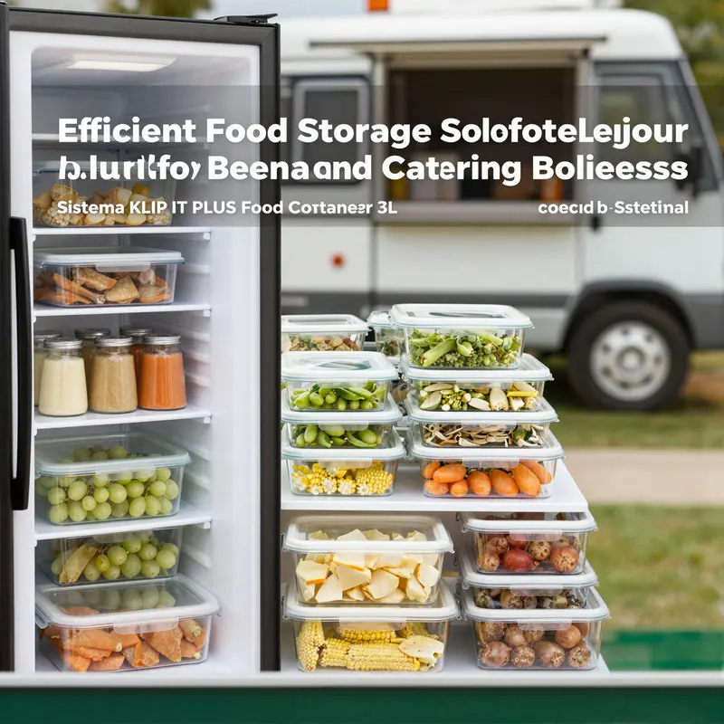 The Sistema KLIP IT PLUS Food Storage Container 3L with secure clips and fresh food demonstrates versatility in storage.