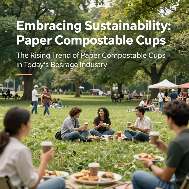 Innovative paper compostable cup designed for modern beverages like bubble tea.