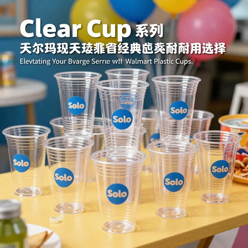 Solo plastic cups arranged in a festive setting, highlighting their popularity for various events.