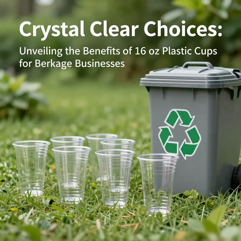 The stunning clarity and structural integrity of 16 oz plastic cups make them a preferred choice for beverages.