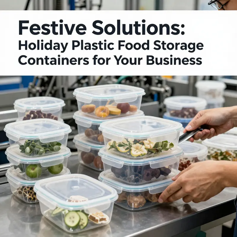 The latest design trends in holiday food storage showcase festive aesthetics.