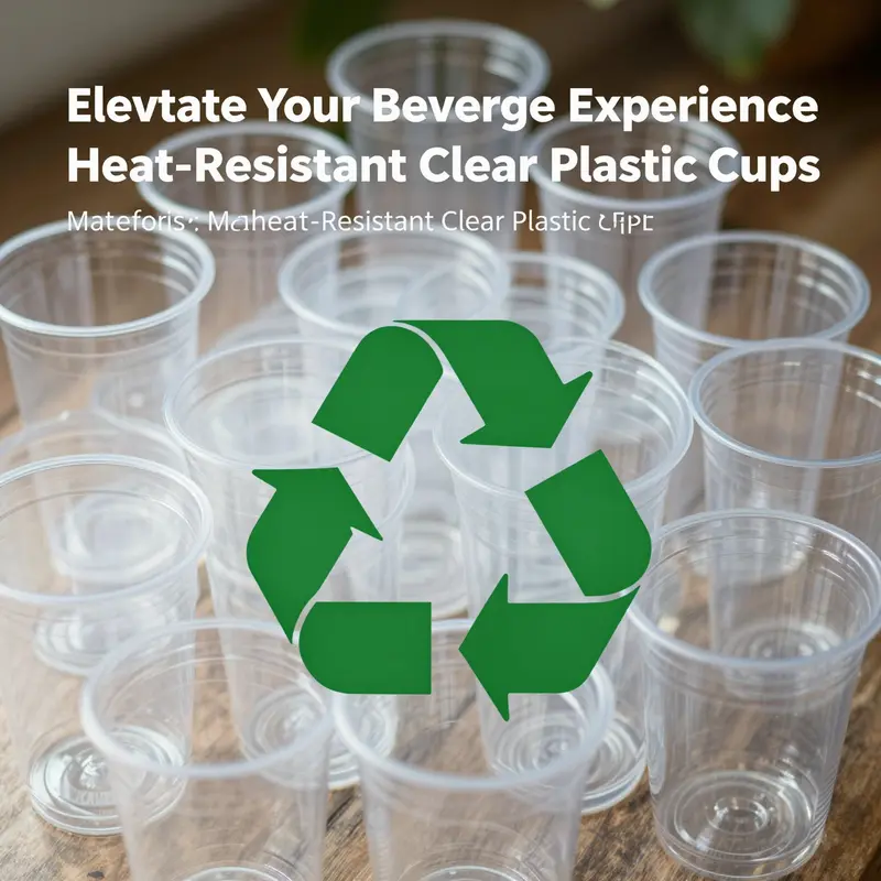 Polypropylene cups demonstrating excellent clarity and thermal stability for hot beverages.