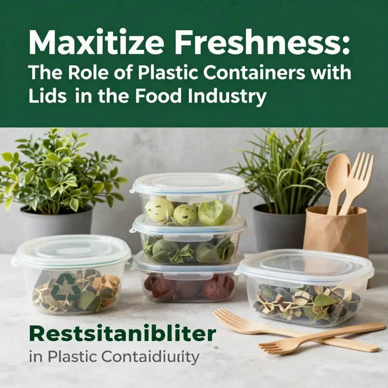 A diverse selection of plastic containers with lids for various food storage needs.
