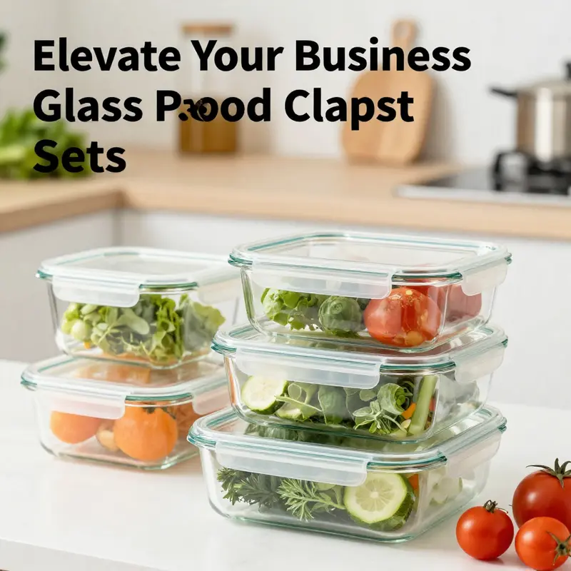 Highlighting the versatile features of 3-piece rectangle glass food container sets.