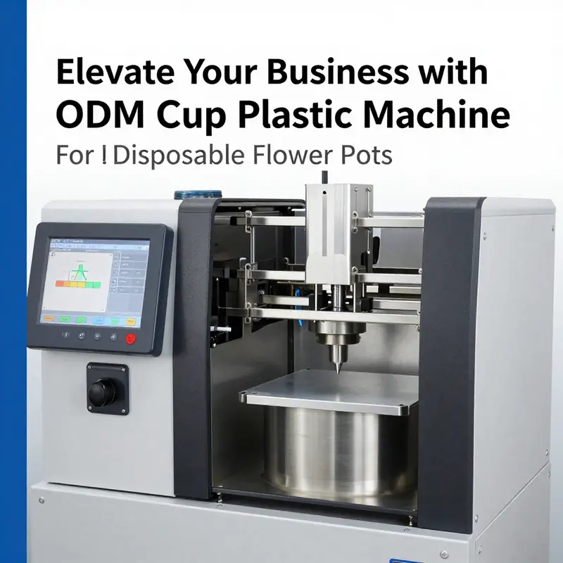 Illustration of the ODM Cup Plastic Machine demonstrating its technical features and capabilities.