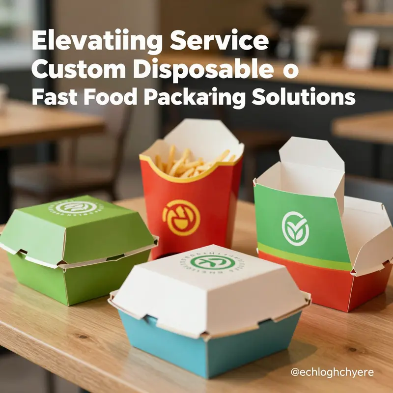 Innovative designs in custom fast food packaging highlight modern technological advancements.