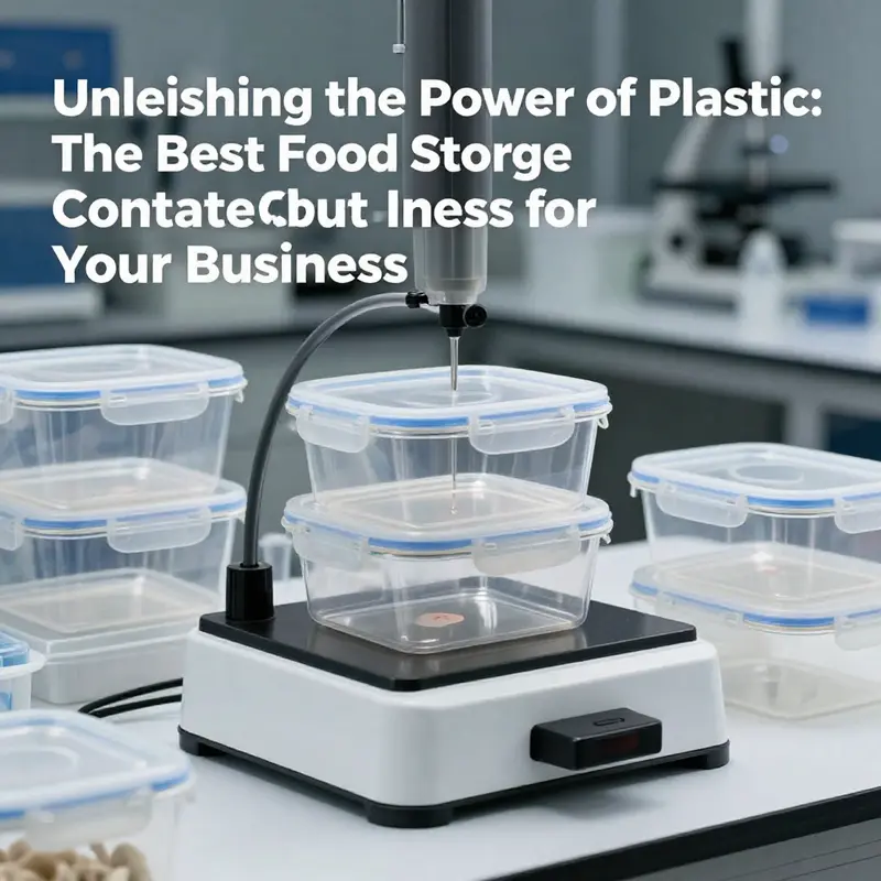 The sealing mechanism of a reliable plastic container ensures leakproof performance.