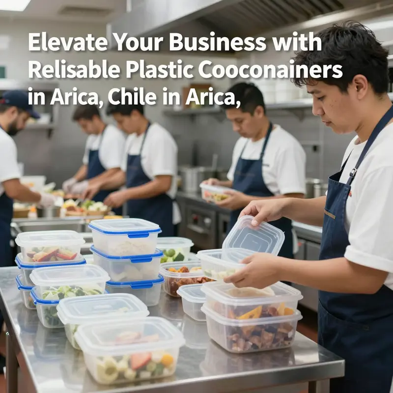A diverse range of food-grade plastic containers available in Arica, showcasing quality and versatility.