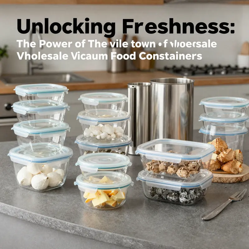 Explore the diverse materials used in vacuum food containers, highlighting their advantages and applications.