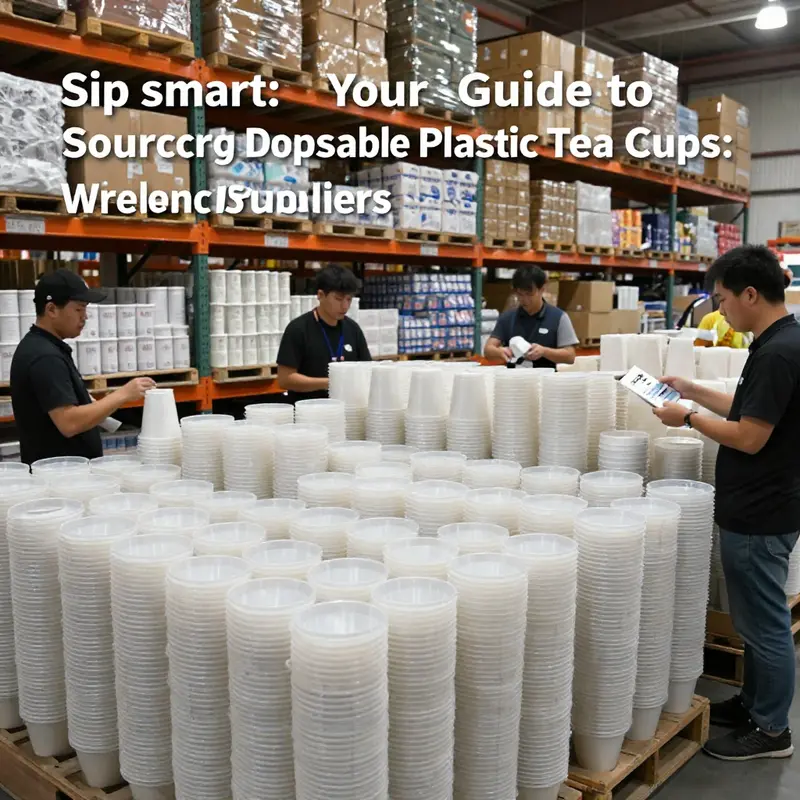 A visual representation of the diverse disposable plastic tea cups available online.
