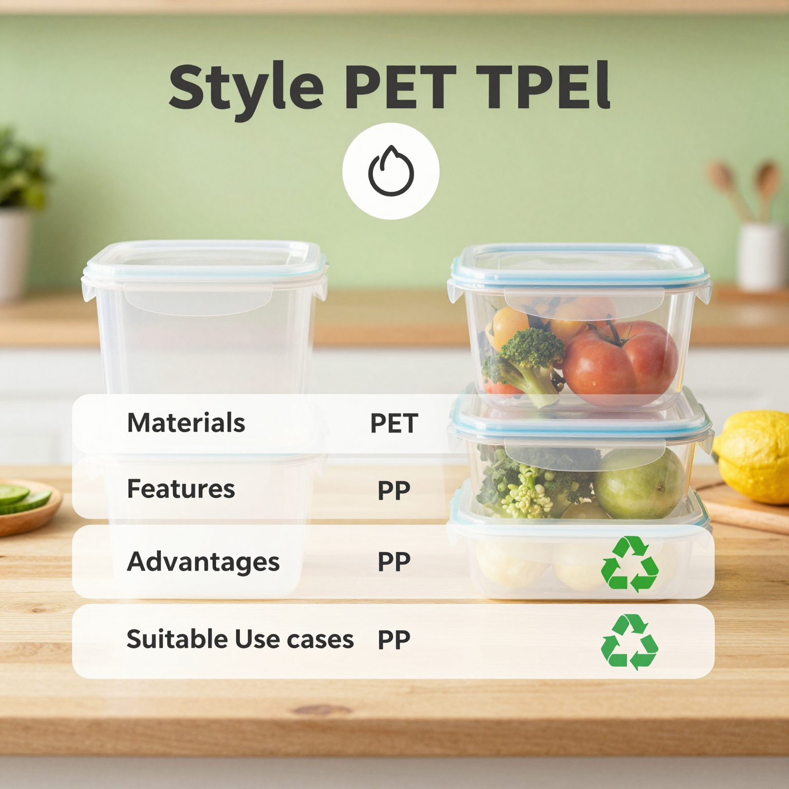 Comparison of 1-litre Food Containers