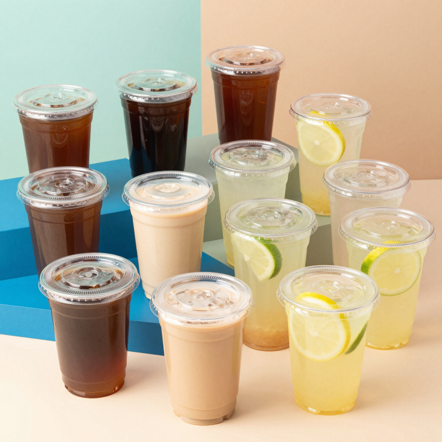 12 oz Clear Plastic Cups
