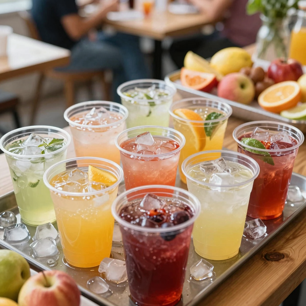 12 oz Clear Plastic Cups
