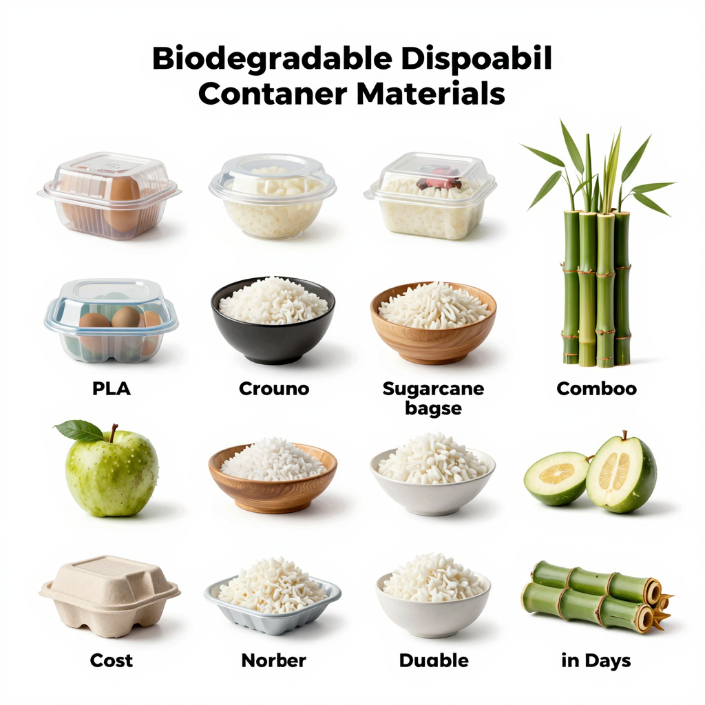 Comparison of Biodegradable Disposable Container Materials