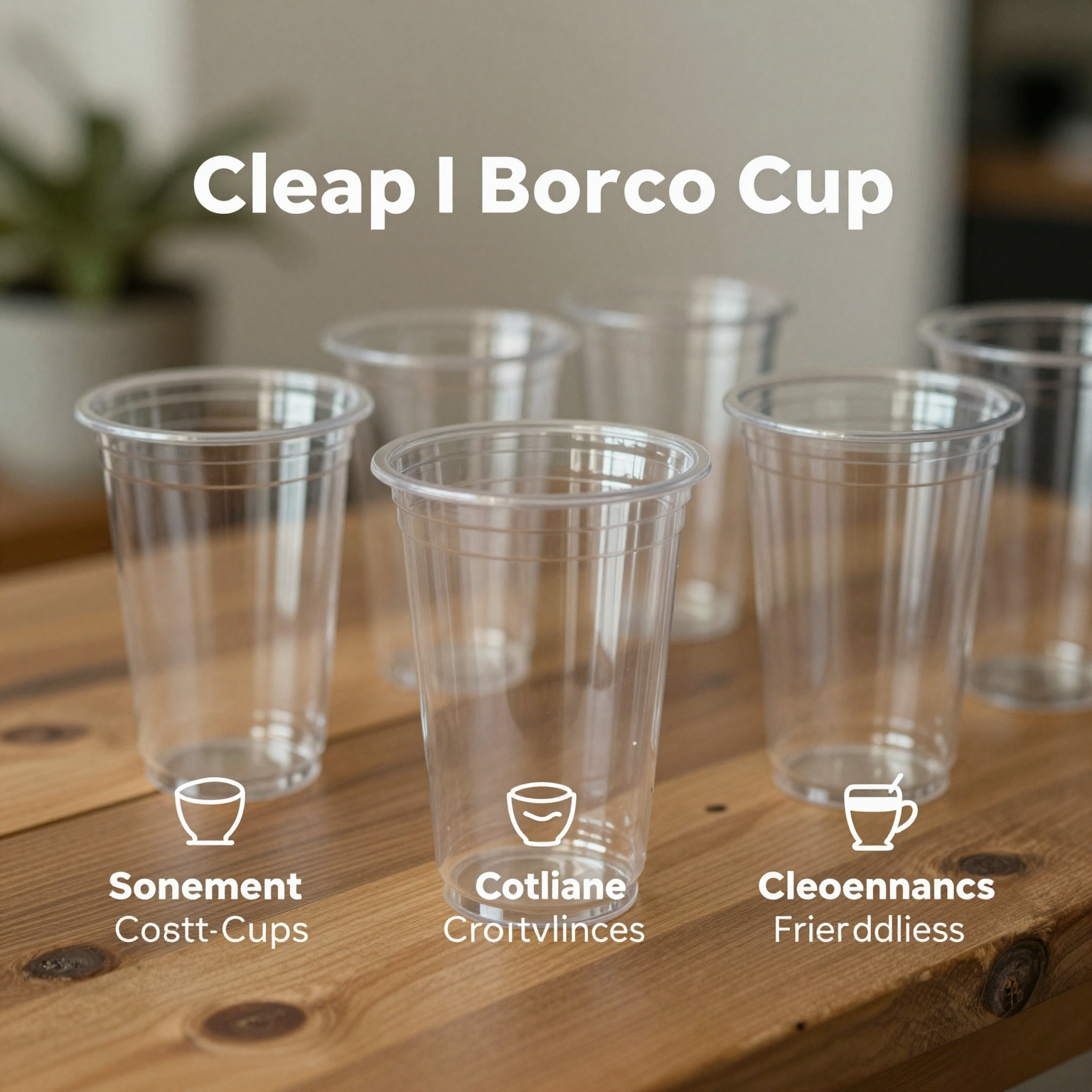 Benefits of using cheap clear plastic cups in bulk