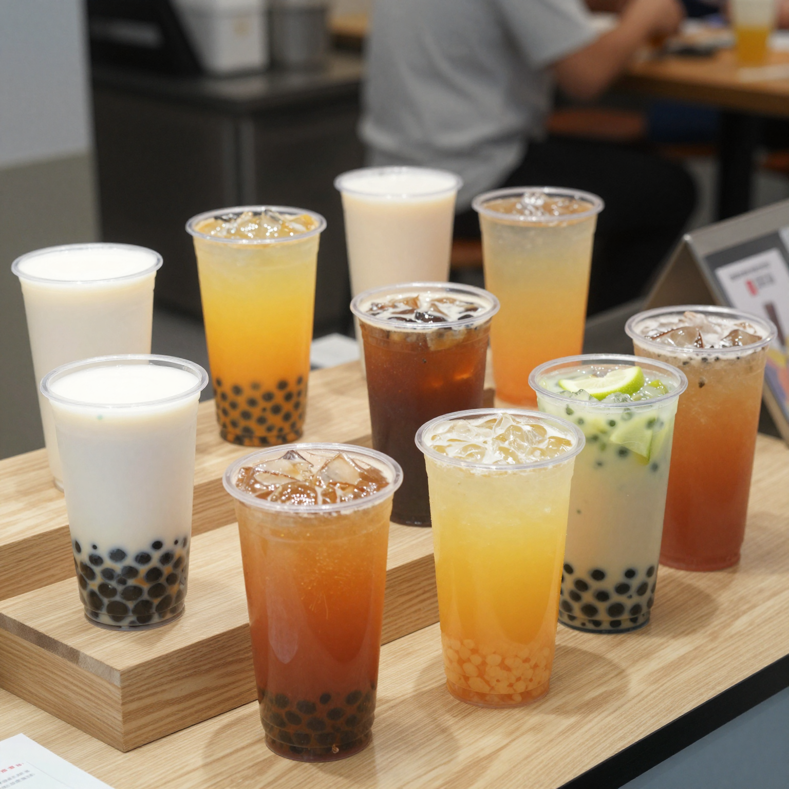 8oz Clear Plastic Cups