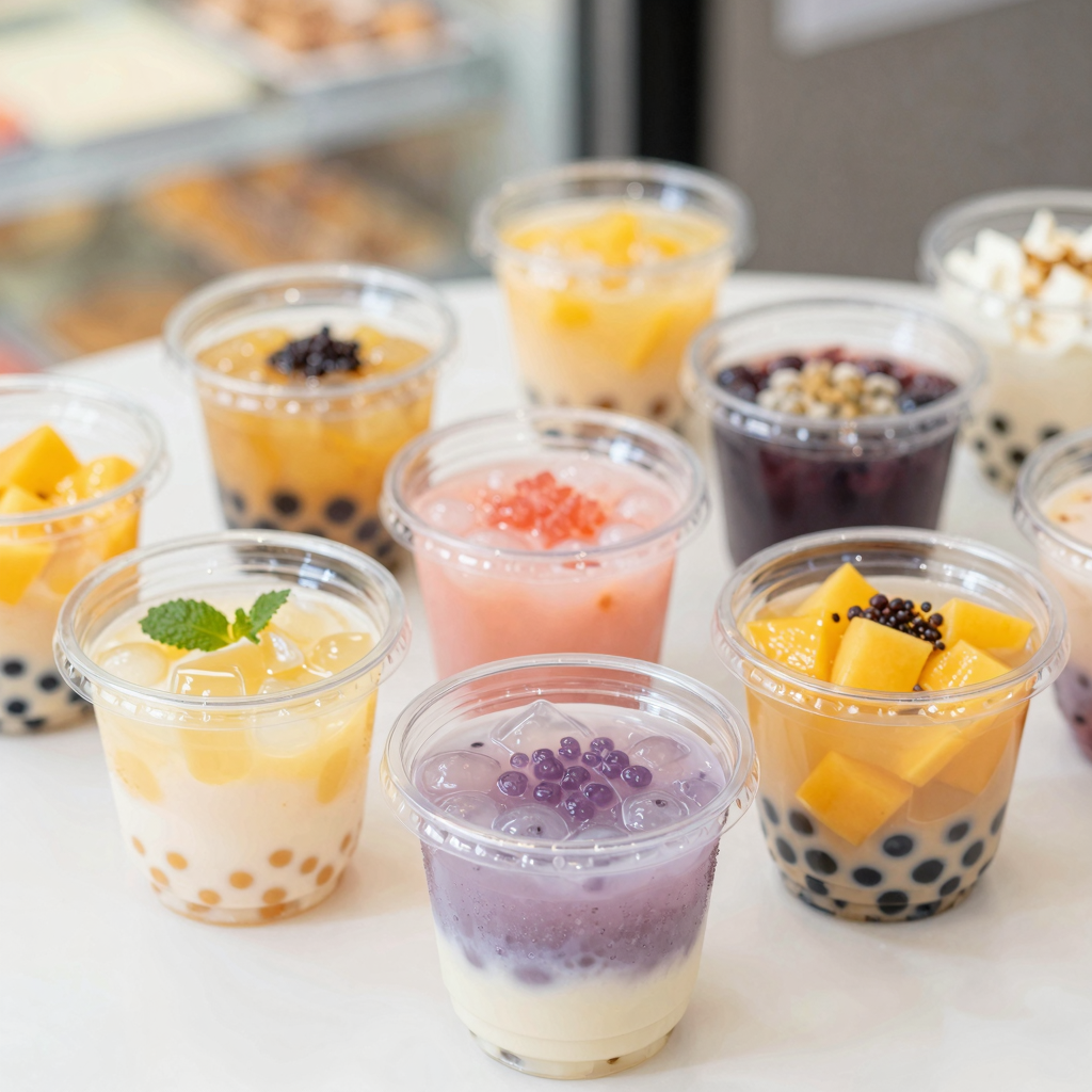 Clear Plastic Sweet Cups