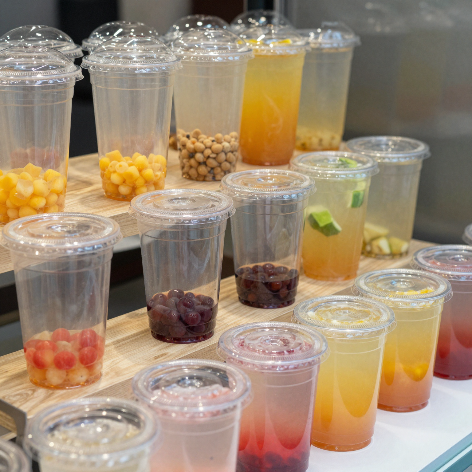 Clear Plastic Sweet Cups
