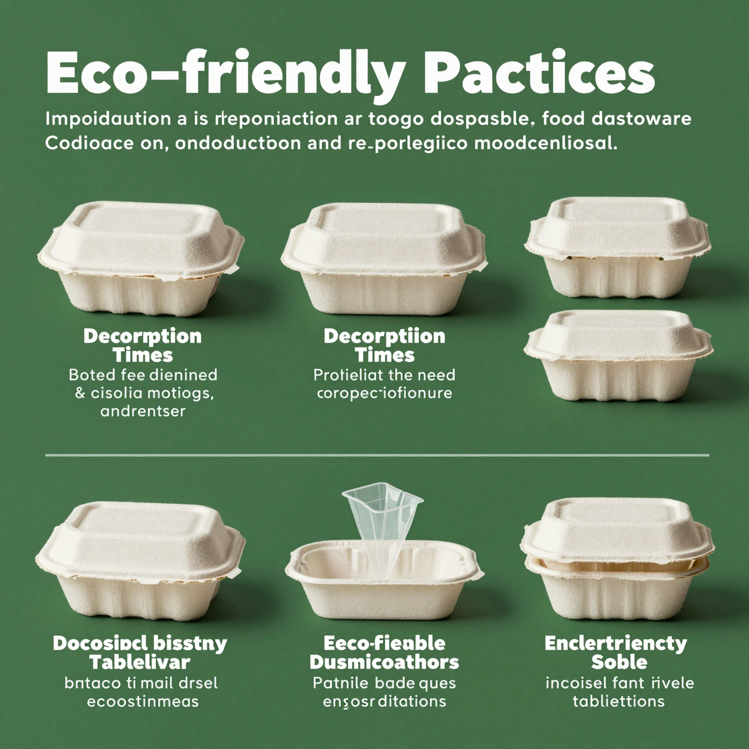 Eco-Friendly Practices in Disposable Food Containers