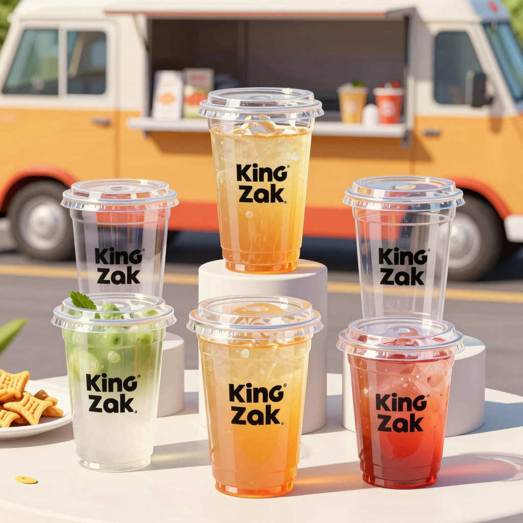 King Zak Clear Plastic Portion Cups