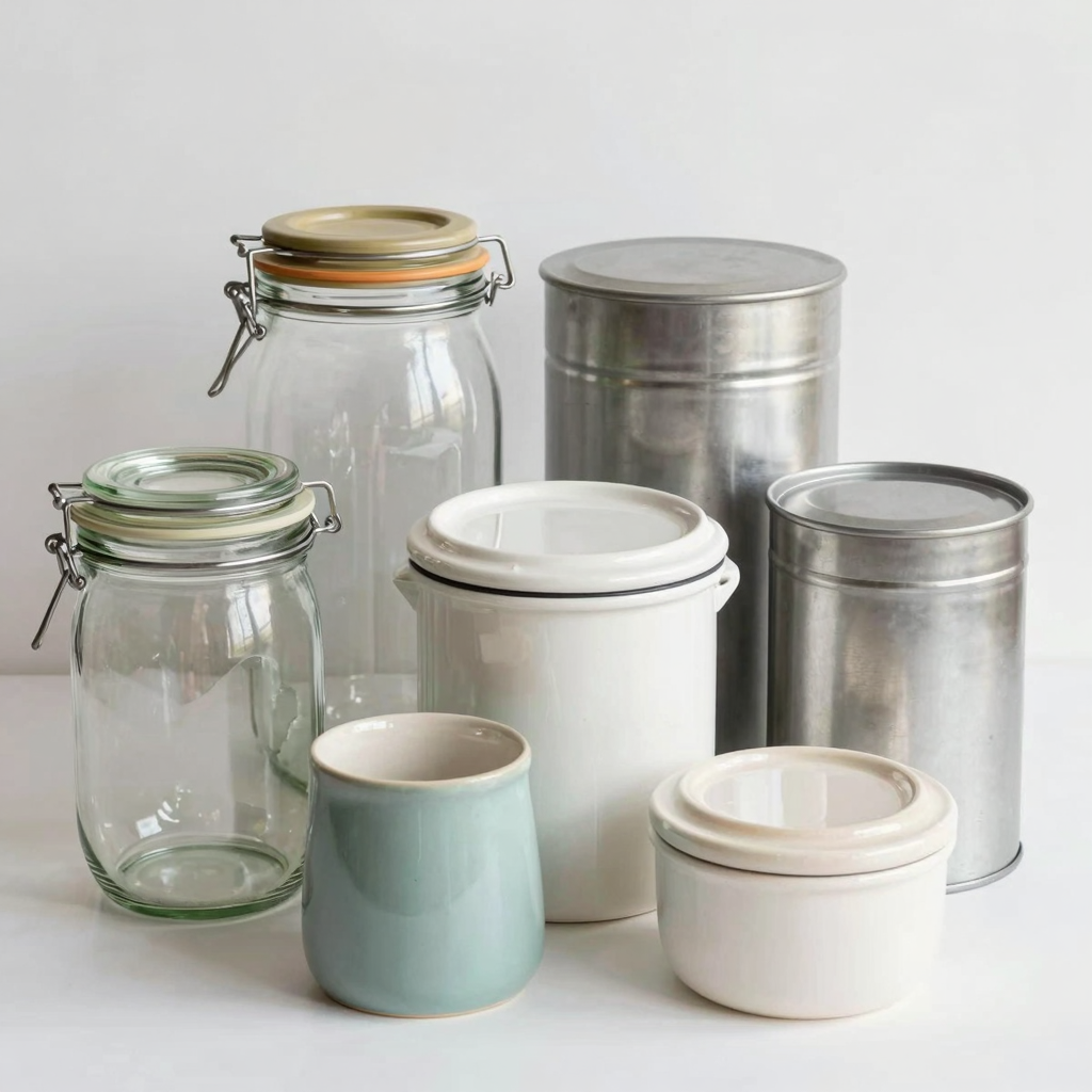 Non-Plastic Storage Containers