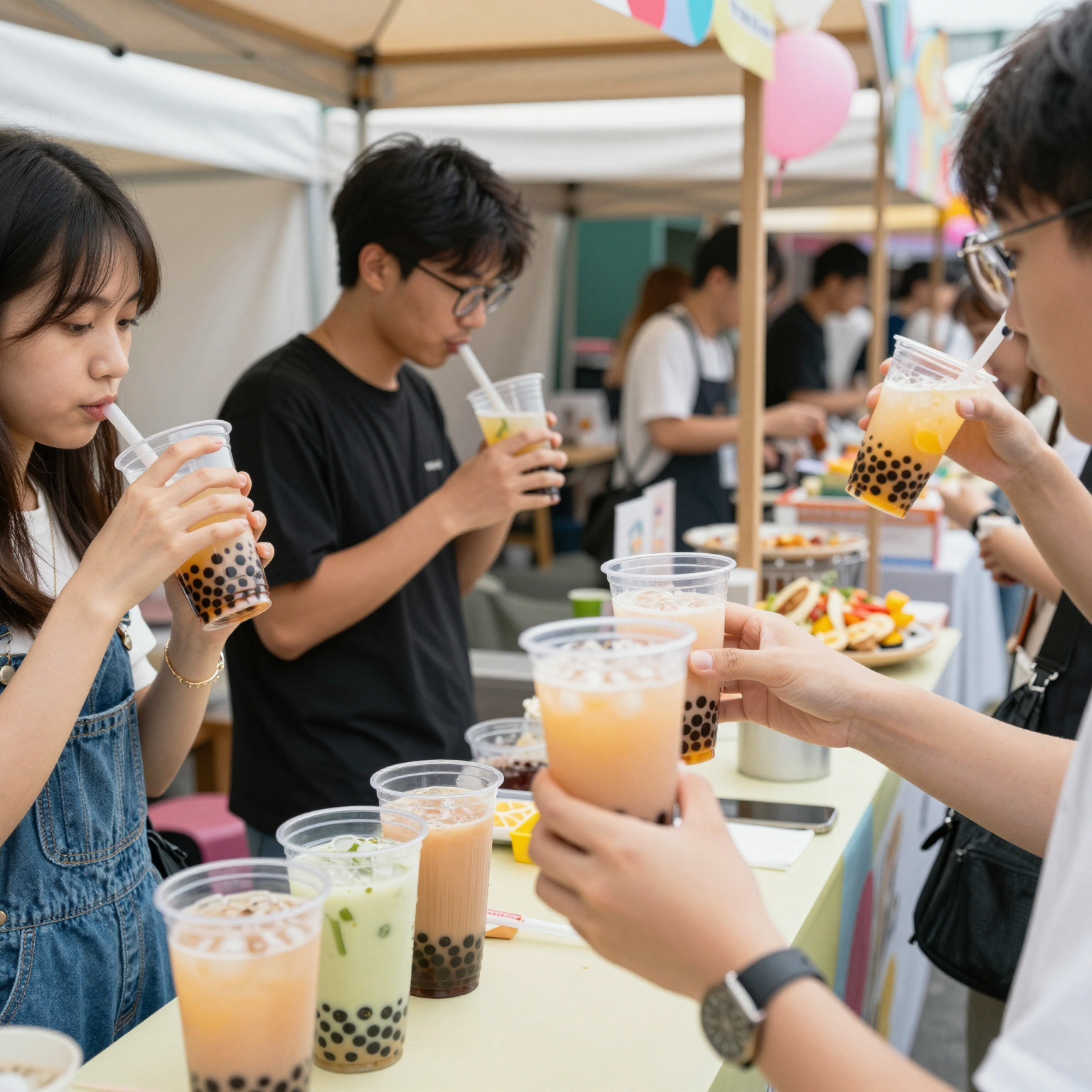Plastic Clear Party Cups in Action